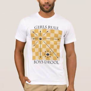 Light Tee - Girls Rule, Boys Drool