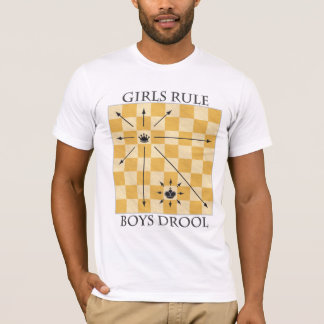 Light Tee - Girls Rule, Boys Drool