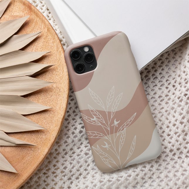 Light Terracotta Boho Colour Flow Botanical Case-Mate iPhone Case (Creator Uploaded)