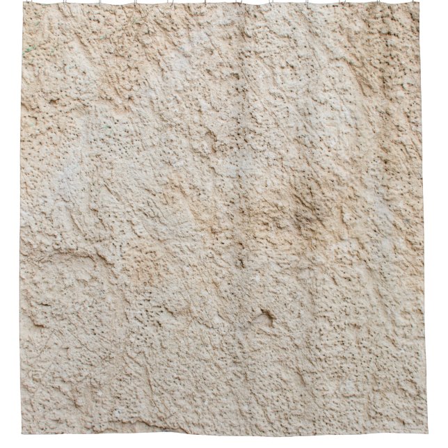 Light texture of old antique wall, layer of concre shower curtain (Front)