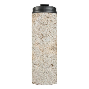 Light texture of old antique wall, layer of concre thermal tumbler