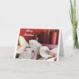 LIGHT THE CANDLES AND WRAP THE GIFT-CHRISTMAS CARD
