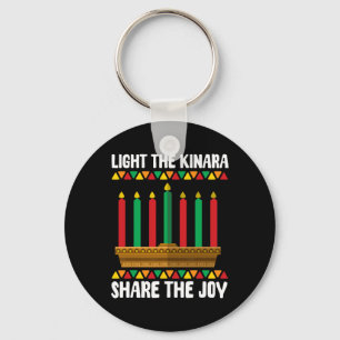 Light The Kinara Share The Joy Kwanzaa Candle Hold Key Ring