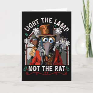 Light The Lamp Not The Rat Christmas  Card