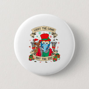 Light The Lamp Not The Rat Funny Christmas Matchin 6 Cm Round Badge