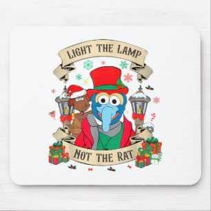 Light The Lamp Not The Rat Funny Christmas Matchin Mouse Mat