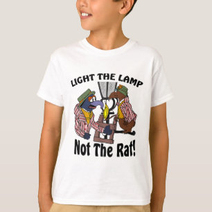 Light The Lamp Not The Rat Funny Christmas T-Shirt