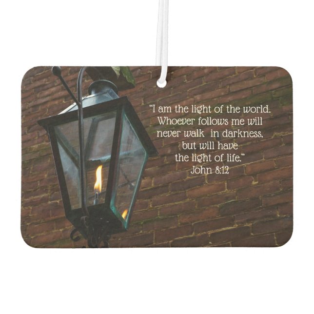 Light The Way Car Air Freshener (Back)