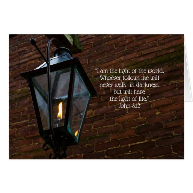 Light The Way Inspirational Card (Front Horizontal)