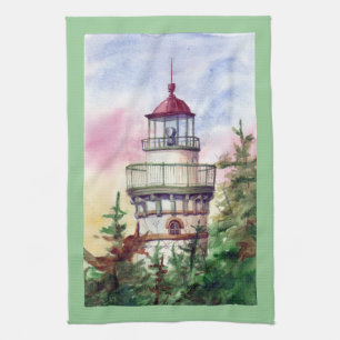 Light The Way Lighthouse Towel