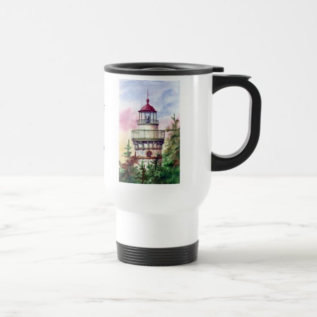 Light The Way Lighthouse Travel Mug (Right)