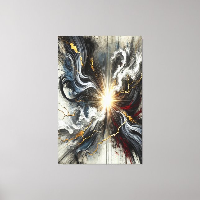Light Through Chaos Canvas Print (Front)