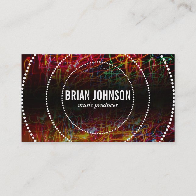 Light Trails Business Card (Front)
