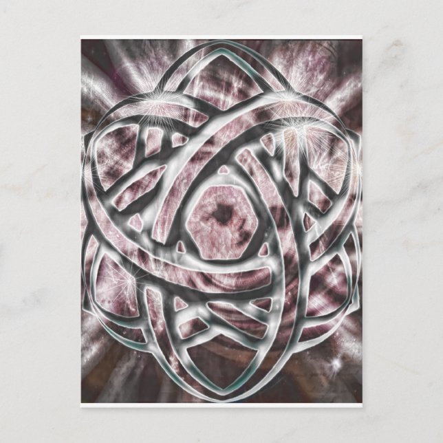 Light Triquetra Postcard (Front)