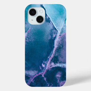 Light Turquoise Pinke Abstract iPhone 15 Case