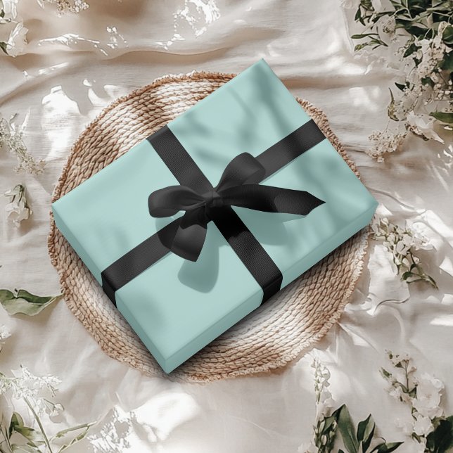Light Turquoise Solid Colour | Classic | Elegant Wrapping Paper (Creator Uploaded)