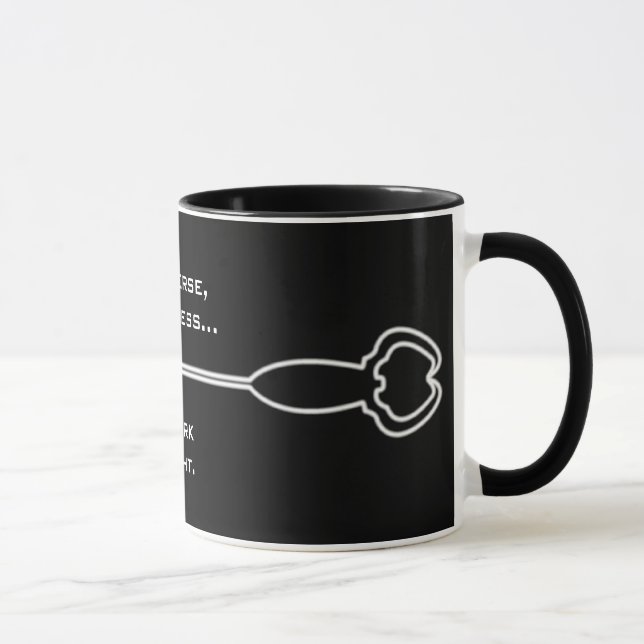 Light Universe, Dark Zone Mug (Right)