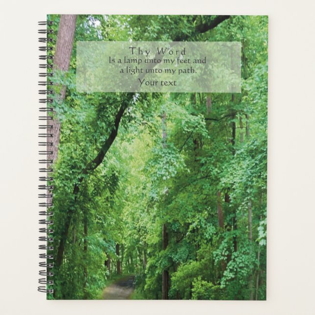 Light Unto my Path  Planner (Front)