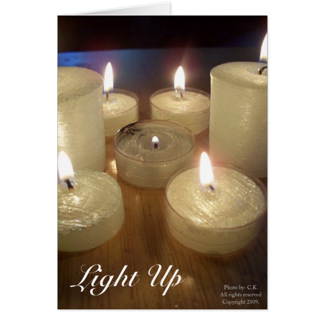 "Light Up" Card (Front)