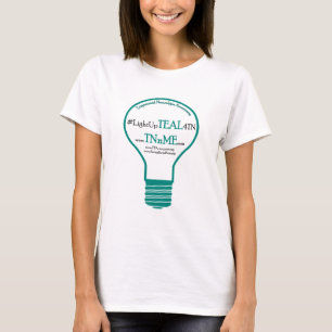 Light Up TEAL 4 Trigeminal Neuralgia T-Shirt