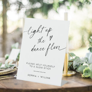 Light Up the Dance Floor   Glow Sticks Sign