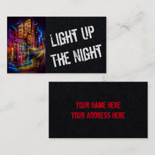 Light Up The Night 1 - Vivid Business Card