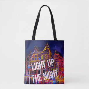 Light Up The Night 2 - Vivid Colour Tote Bag