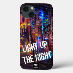 Light Up The Night 3 - Vivid Colour iPhone Case