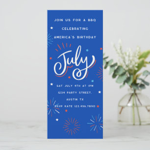 Light up the Sky 4th of July Invitation