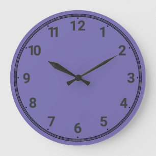 Light violet large clock