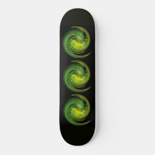 LIGHT VORTEX ,black yellow green Skateboard