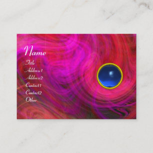 LIGHT VORTEX BLUE SAPPHIRE  purple red yellow Business Card