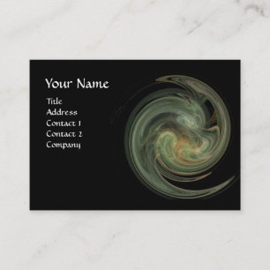 LIGHT VORTEX ,vibrant black grey Business Card