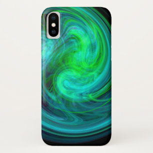 LIGHT VORTEX ,vibrant blue iPhone X Case