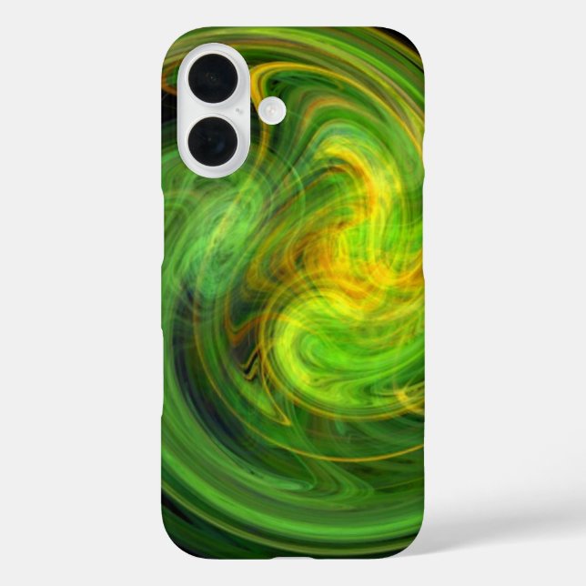 LIGHT VORTEX ,vibrant green Case-Mate iPhone Case (Back)