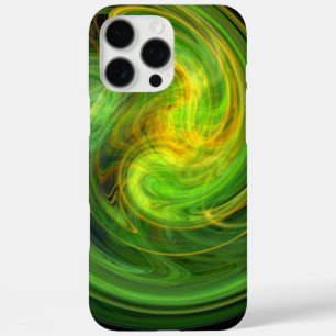 LIGHT VORTEX ,vibrant green iPhone 16 Pro Max Case
