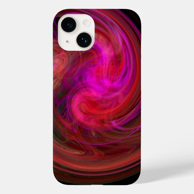 LIGHT VORTEX ,vibrant red Case-Mate iPhone Case (Back)