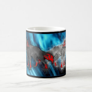 Light Vs. Dark Wolf Mug