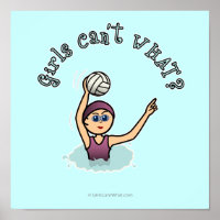 Light Water Polo Player Girl