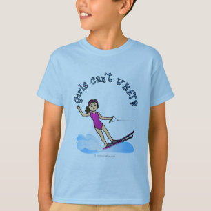 Light Water Skier Girl T-Shirt