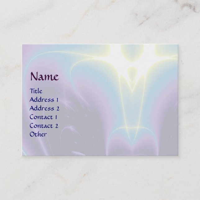 LIGHT WAVES BUSINESS CARD (Front)