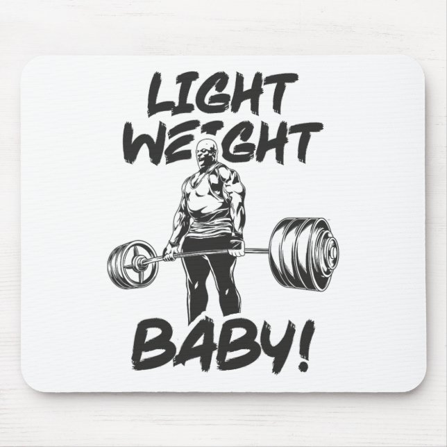 Light Weight Ba2  Mouse Mat (Front)