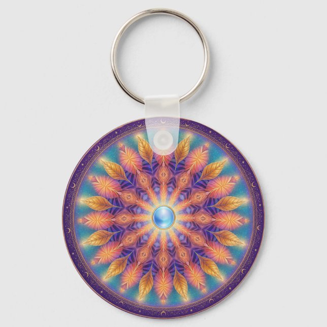 Light Wheel  Key Ring (Back)
