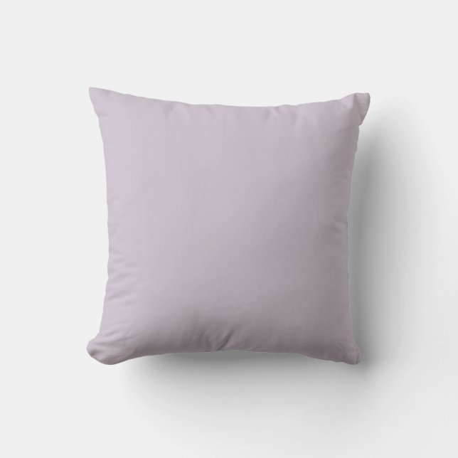 Light Wisteria Solid Colour Cushion (Front)