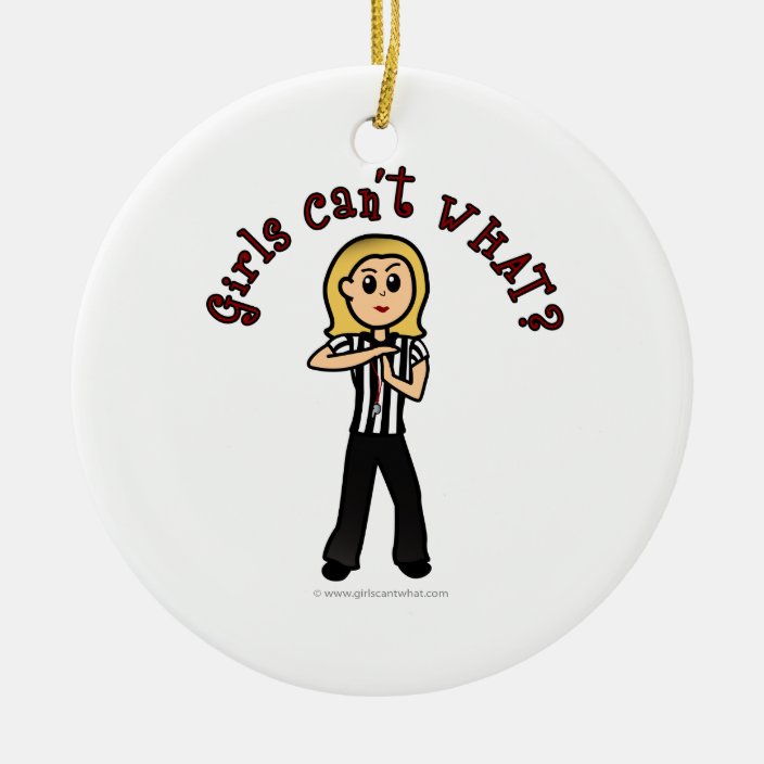 Referee Christmas Ornament 