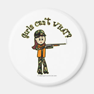 Light Womans Hunting Magnet