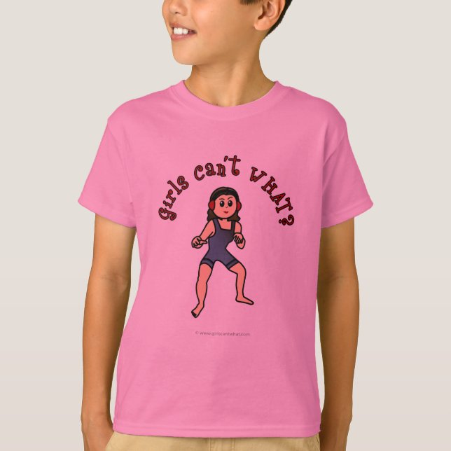 Light Womens Wrestling T-Shirt (Front)