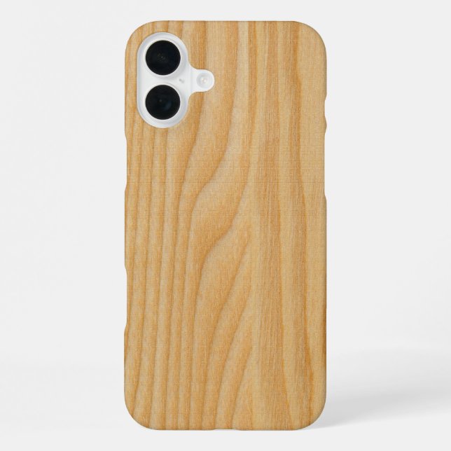 light wood board textures iPhone case (Back)