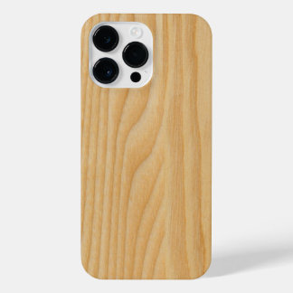 light wood board textures iPhone 14 pro max case
