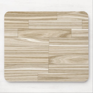 Light Wood Grain Parquet Mouse Mat